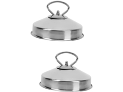 Conjunto De 2 Tampas Para Churrasco A Vapor, Domo Fusion Para Ferro De Passar, Tampa Protetora Para Vapor, Ferro De Grelhar Gokoco