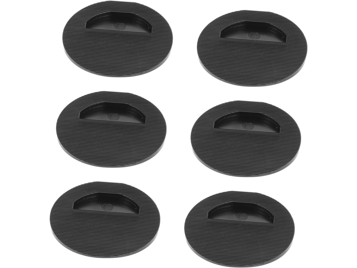 Wooneky Conjunto De 30 Cunhas Nivelamento Borracha Preta Para Móveis, Resistentes, Para Mesas E Escrivaninhas, Ideais