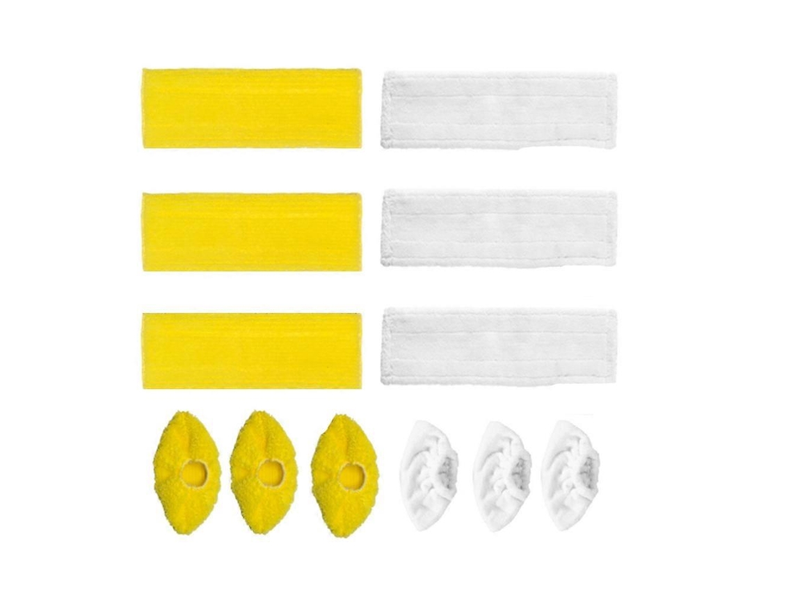 Panos De Limpeza A Vapor Para Aspiradores De Pó Portáteis Karcher Sc1, Sc2, Sc3, Sc4 E Sc5. Panos De Microfibra Laváveis._glo