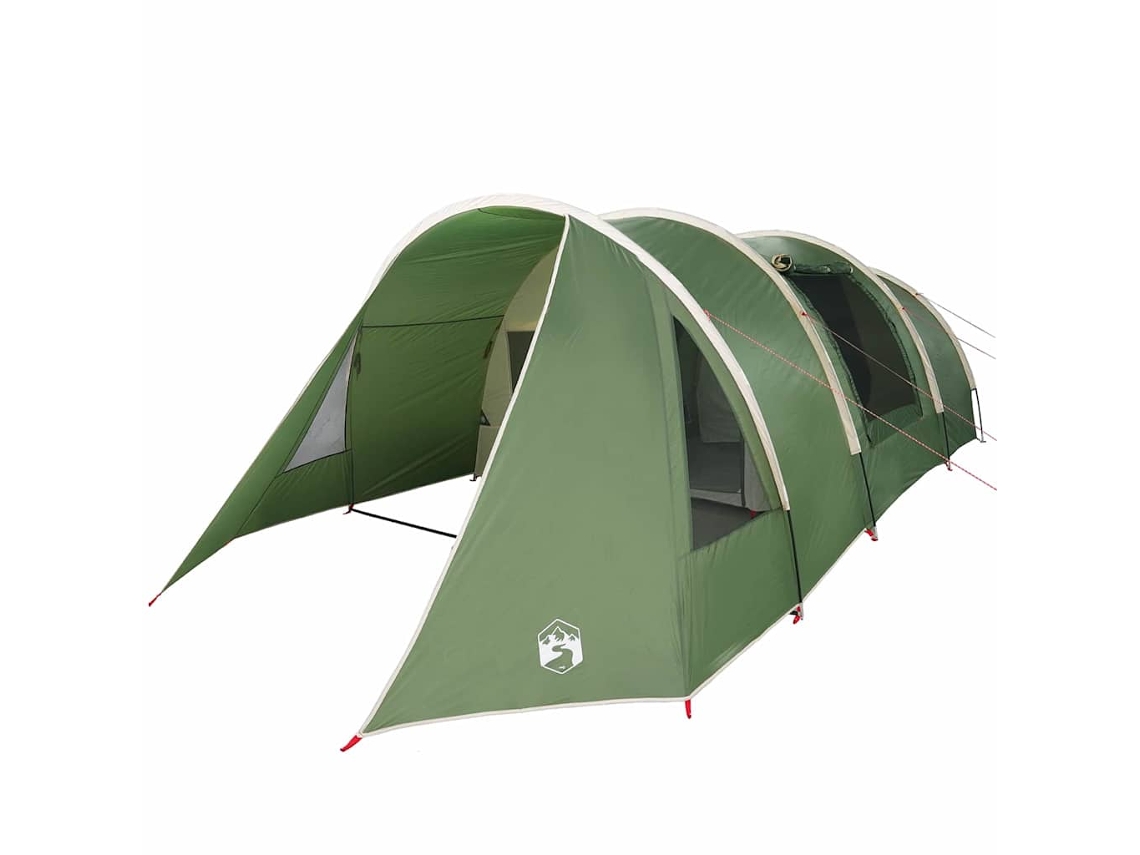 Conjunto 1 Barraca De Túnel De Verão Vidaxl Verde Tafetá (778 X 356 X 210 Cm)