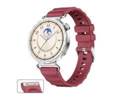 Bracelete para Huawei Watch Gt 6 Silicone com Botão de Pressão e Liberação Rápida Vinho Tinto XIAOMOYU (41mm)