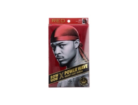 Durag Power Wave Velvet Borgonha Capa De Cabello Beijo Vermelho