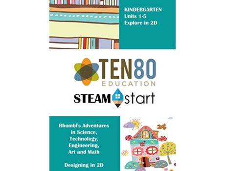 Livro STEAMStart Kindergarten Adventures in 2D Shapes Steamstart K2 de Jeannie S Ruiz (Inglês - Capa Dura)