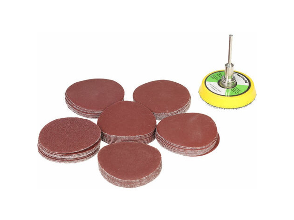 Conjunto De 60 Discos De Lixa De 50 Mm Com Grãos De 100 A 2000, Compatível Com Ferramenta Rotativa Para Discos De Lixa De 2 Polegadas. Aquaforge (2)