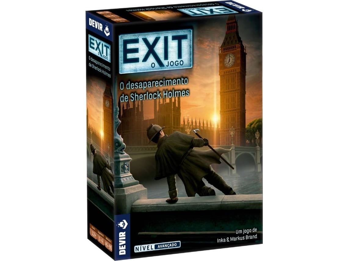 Jogo de Cartas DEVIR Exit: Desaparecimento Sherlock Holmes