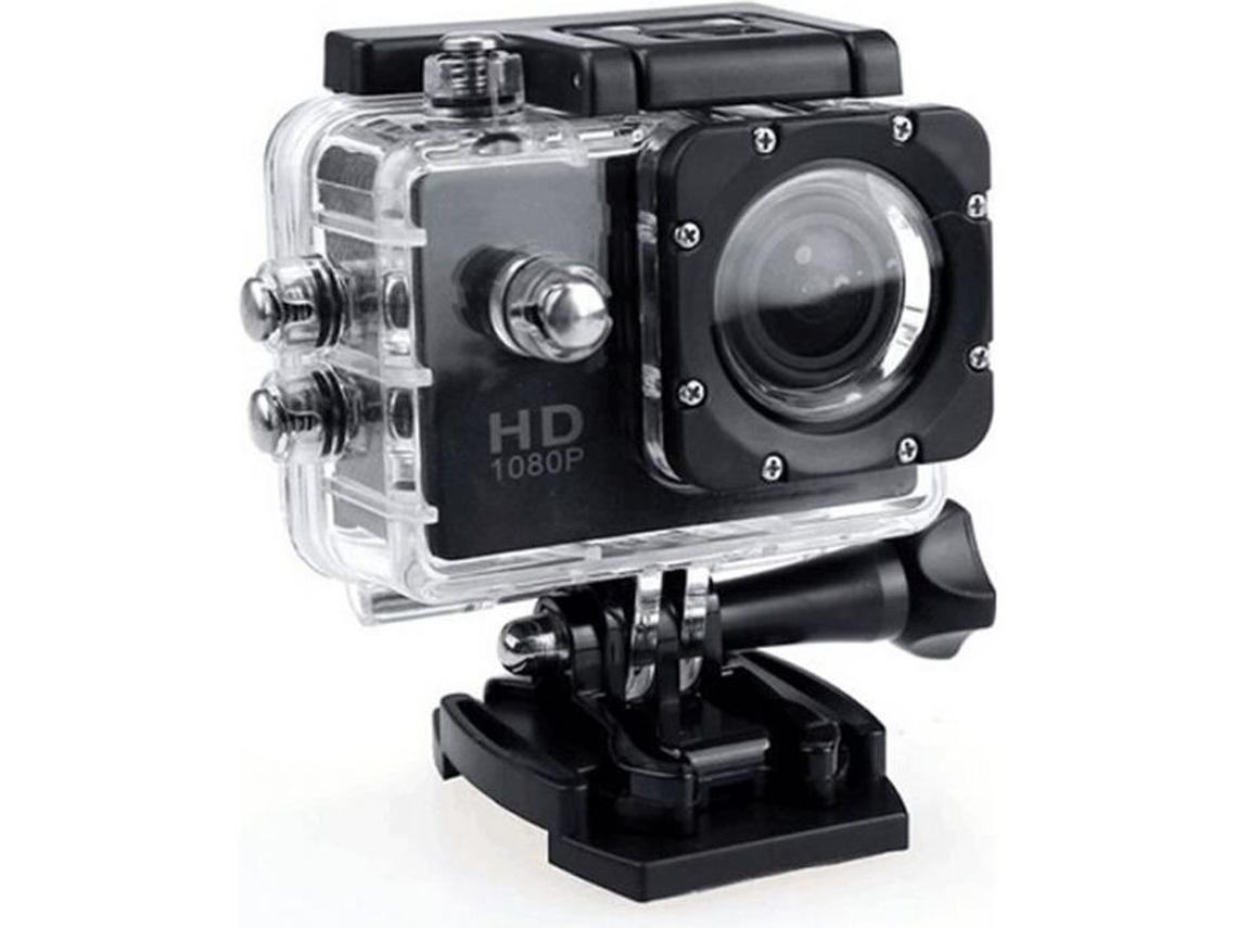 Go Pro Mini Sport HD 1080P Câmera à prova dágua para esportes de mergulho ao ar livre DV - Preto S/MARCA