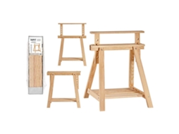 Cavalete Madeira de Pinho Natural 70 X 45 X 70 Cm