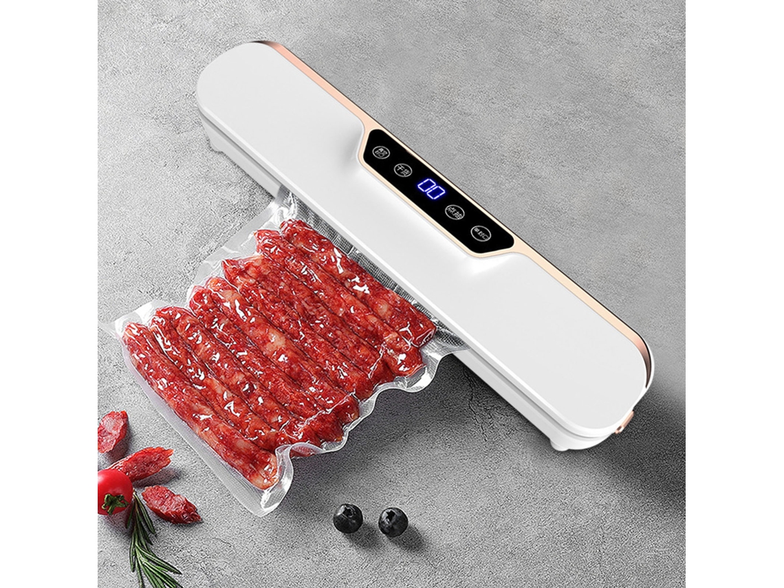 Máquina De Vácuo Com Esterilização Uv Automática - Seladora Para Alimentos Secos E Húmidos Em Plástico