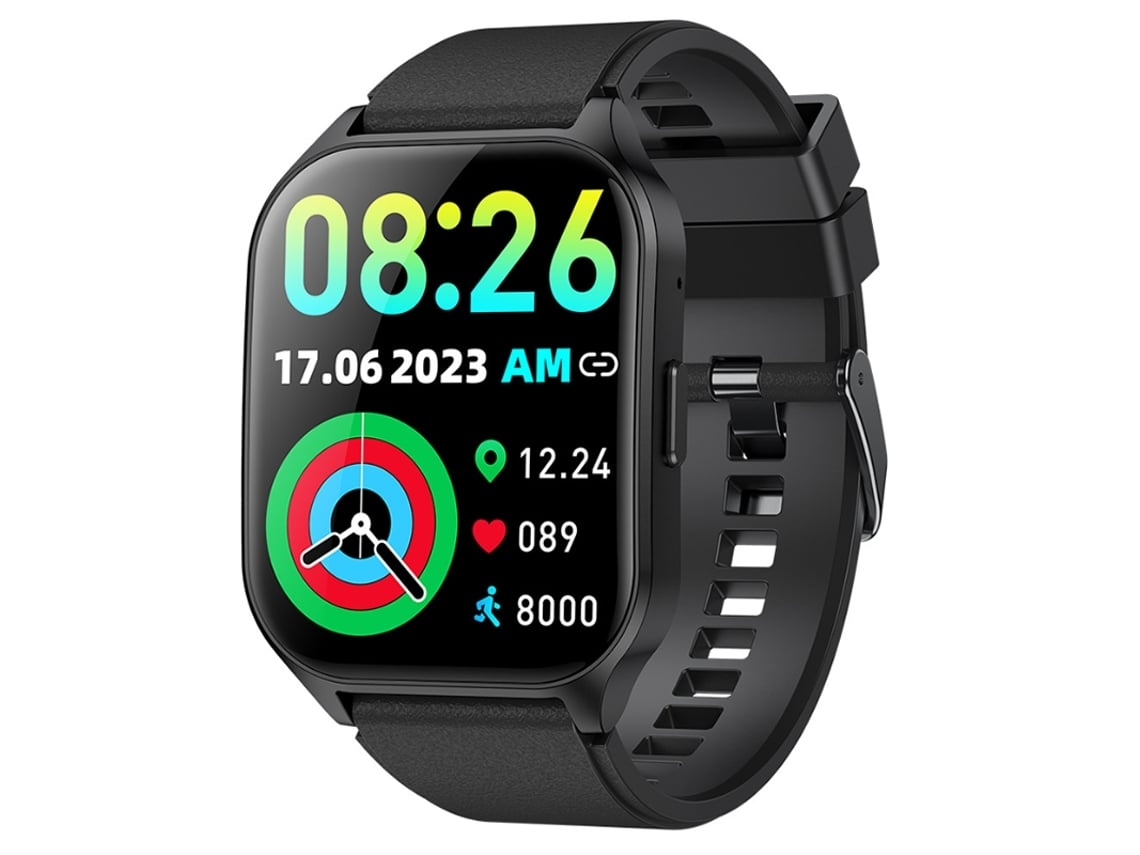 Smartwatch Com Tela Amoled Curvada Chamada Bluetooth Frequência Cardíaca Pressão Arterial Oxigênio No Sangue E Monitoramento Do Sono Co Yunzii