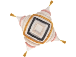 Capa de Almofada Decorativa Moderna em Macramê, Algodão, com Zíper Invisível, 45x45cm, Ideal para CHABERLU