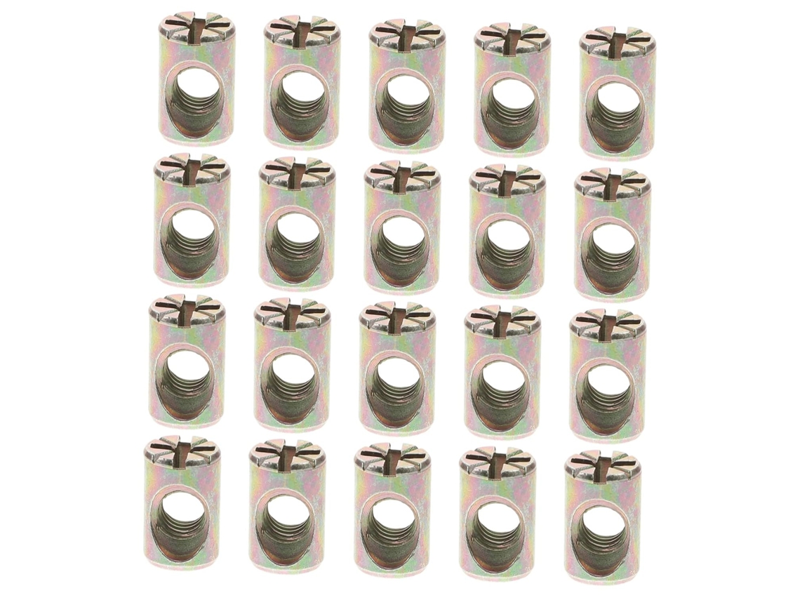 Porcas de 20 barris com Fenda M6