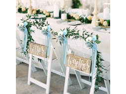 Roseira Artificial Para Cadeira Decoração Igreja E Banquete Casamento