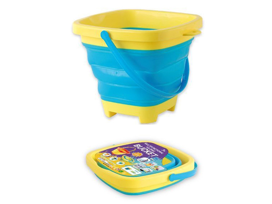 Mali balde de Praia Dobrável Multifuncional 2l Brinquedo de Areia para Crianças Plástico Seguro