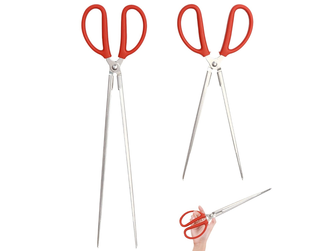 Conjunto De 2 Pinças Longas Para Enguias E Resíduos, Ideais Para Caranguejos E Caracóis, Para Uso Externo E Doméstico