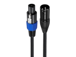 Lurelia Cabo Xlr Macho 3 Pinos, Para Microfones, Mixer, Amplificador E Colunas Ativas