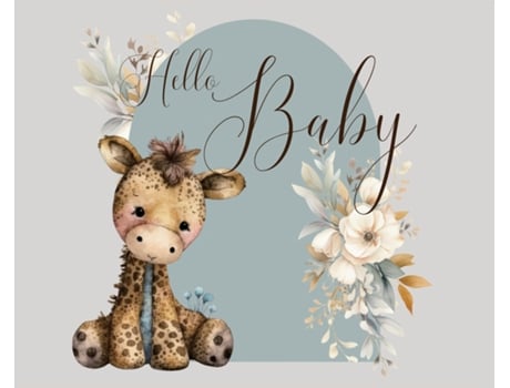 Livro Landscape Baby Shower hardback Guest Book de Lulu and Bell (Inglês)