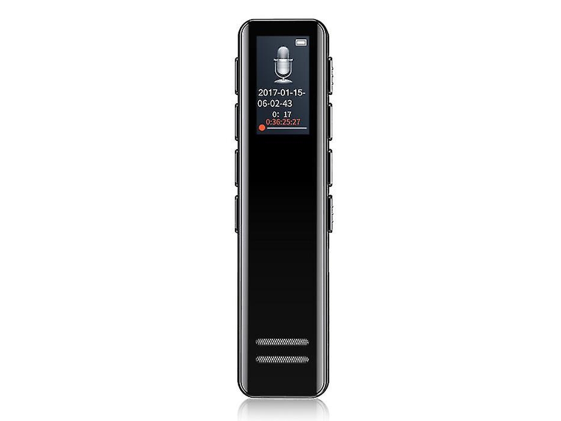Mini Gravador Digital Para Gravação Automática, Estéreo 360 °, Usado Para Reuniões, Entrevistas E Palestras 8gb Yizhood (preto)