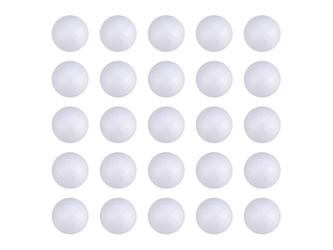 100Pcs Bolas Brancas ALLINLESS