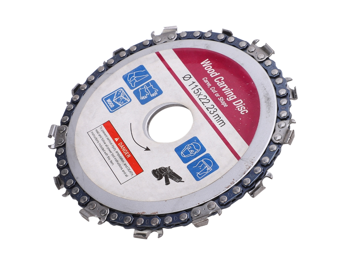 Disco De Corrente 4,5" 13 Dentes Para Gravura Em Madeira