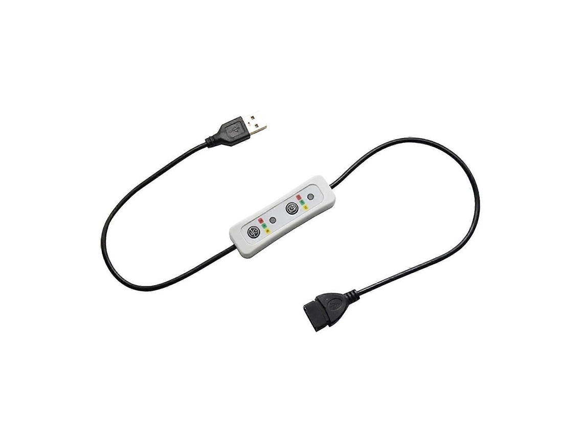 Usb Timer Switch Extension Cable 60cm Power Supply Line For Desk Lamp Lightsblack60cm