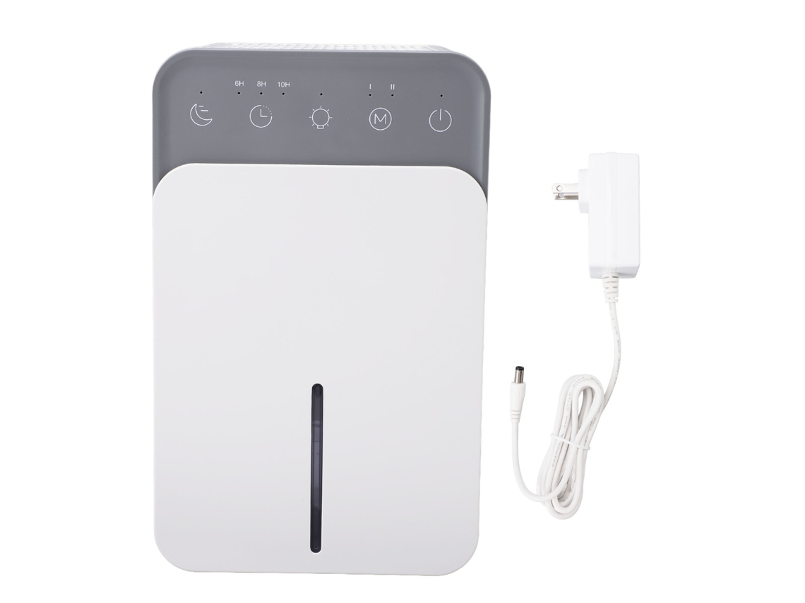 Desumidificador doméstico mini semiconductor 1500ml Silencioso com timer e plug | S/MARCA