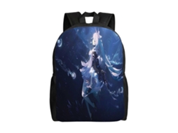 Mochila Genshin Impact F161 Para Escola E Trabalho, Leve E Impermeável, Mochila Estilosa Para Estudantes E Adultos Y161