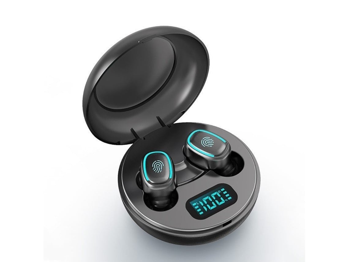 Auriculares NISSGU True Wireless Bluetooth Preto