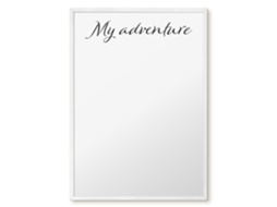 Magnetic Glass Board My Adventure For The Hall Espelharte (50x70 Cm)