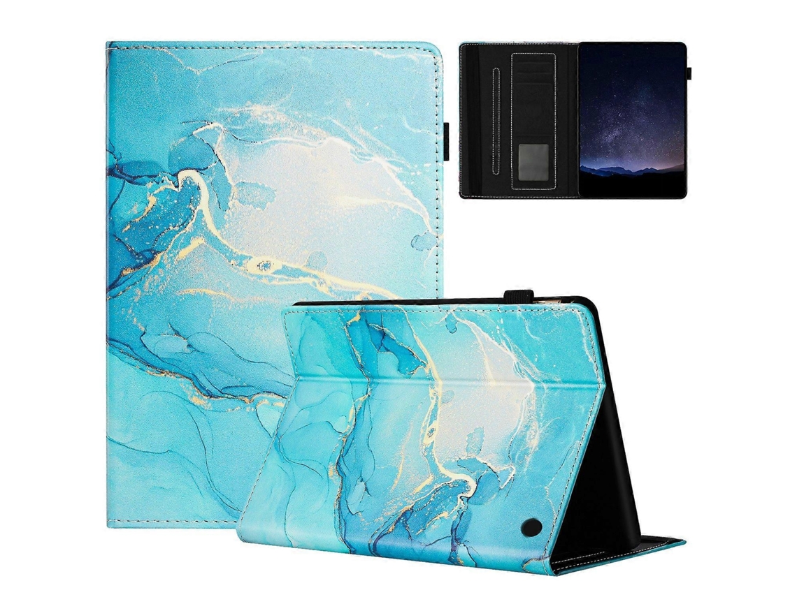 Capa de couro para tablet Marble Litchi Smart Webake