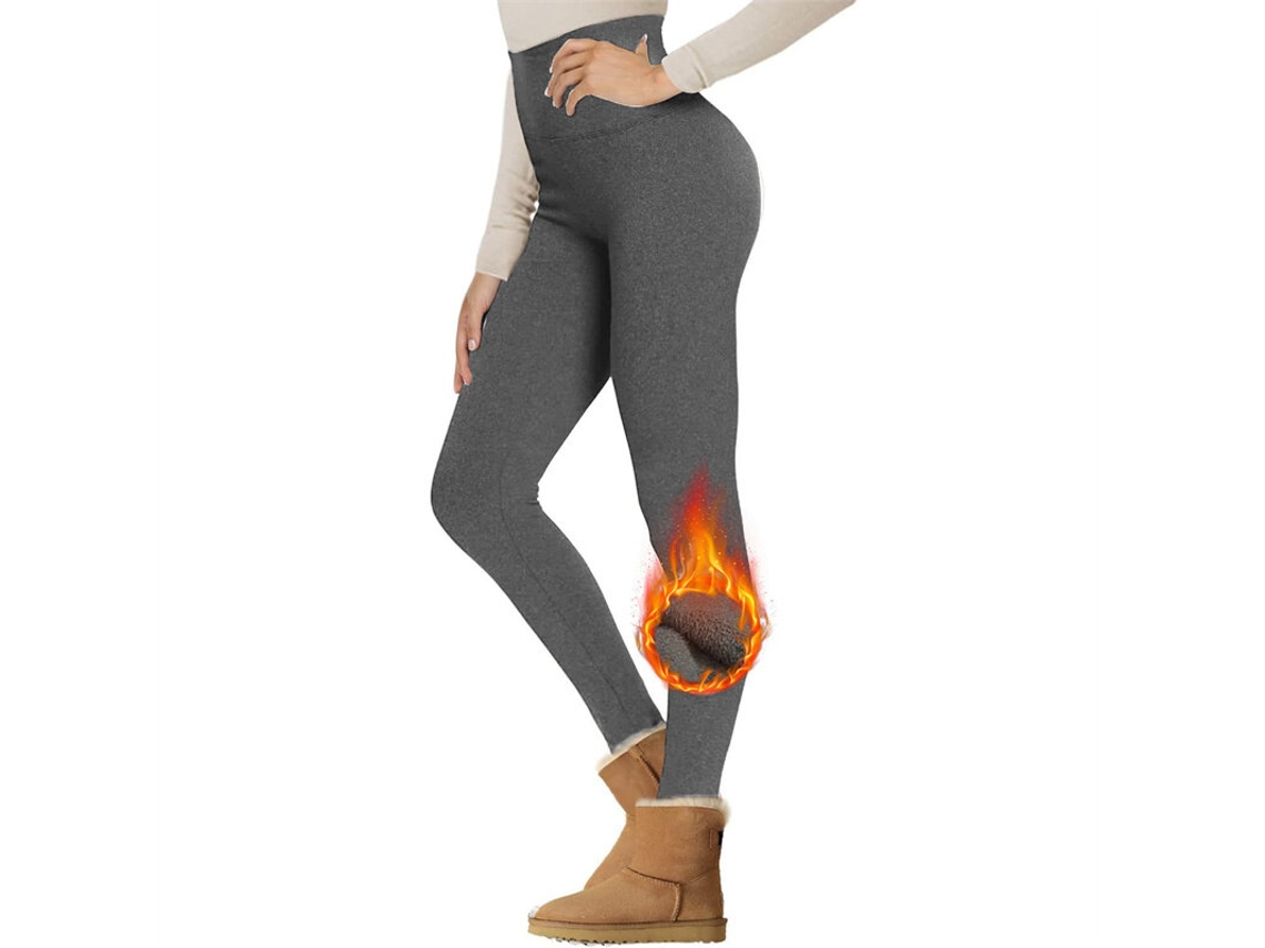 Calça Legging Térmica Esportiva Feminina Vermelha 2xl academia Quente E Confortável Cintura Alta Ideal Para Yoga Fitness Corrida E Ciclismo