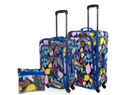 Conjunto de Malas Semi rígidas Eva ITACA Solite Azul (39,5x67x23 Cm 54l)