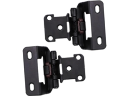 Dobradiça Preta Para Porta De Armário Com Fechamento Automático E
