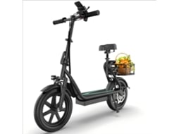 Bicicleta Elétrica Aovopro Esbs Motor 500w, Rodas De 14 Polegadas, Cesto De Carga No Assento, Alcance De 28 Milhas