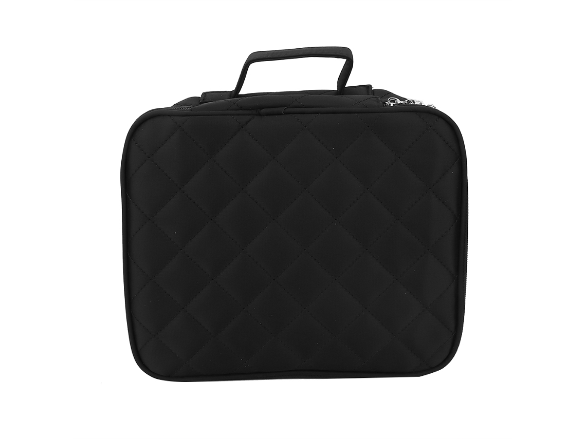 Sacola De Maquiagem Nylon Dupla Camada Grande Capacidade Organizada