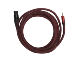Cabo De Microfone Xlr Para 3.5mm Conexão Equilibrada Sinal Estável