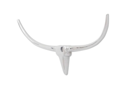 Bull’s Head Decoration,bull’s Head Decorations Vidaxl Prateado Alumínio (96 Cm)