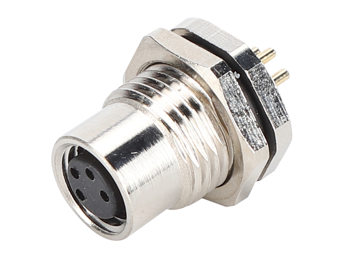 Laxiscreed Conector M8 4 Pinos À Prova D'água Para Aplicações Industriais