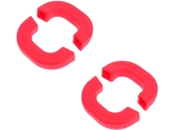 Capas De Silicone Para Cabos De Panelas E Frigideiras, Isolantes Térmicas, Tamanho Pequeno, Vermelhas, Conjunto De 4 Peças Gokoco