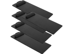 Conjunto De 5 Mini Pranchetas Portáteis Pretas Para Cardápios E Faturas, Prancheta Prática Para Estu Gokoco