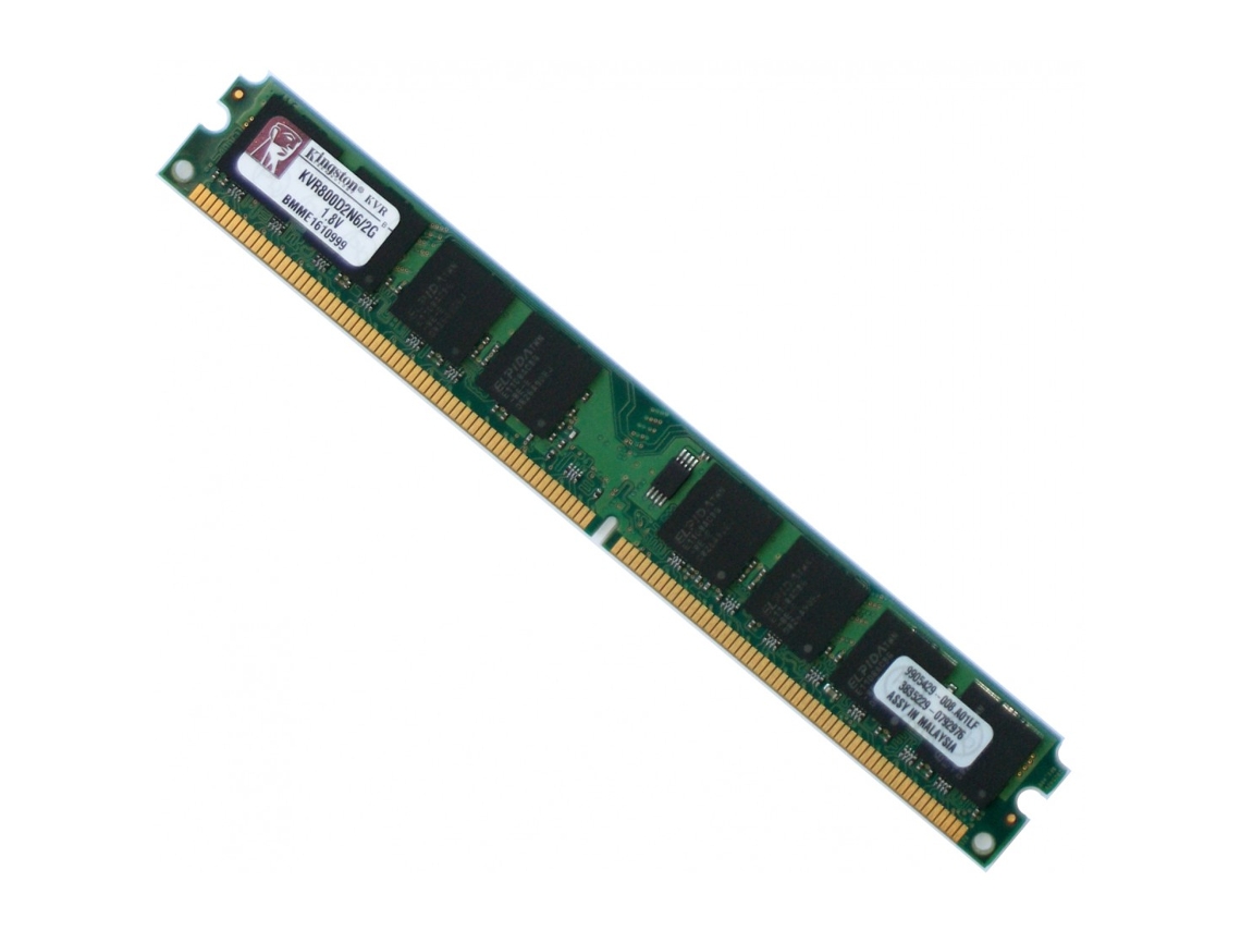 Memória RAM DDR2 KINGSTON KVR800D2N6/2G (1 x 2 GB - 800 MHz - CL 6 - Verde)