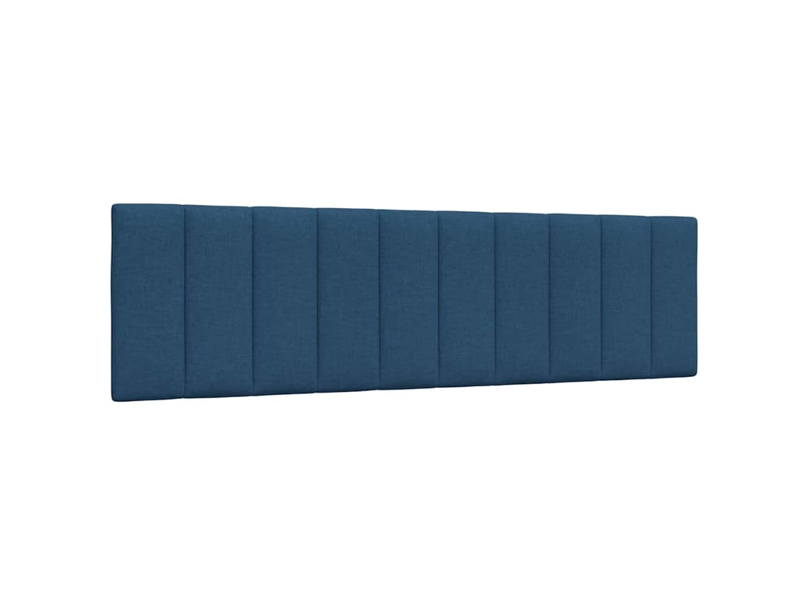 Vidaxl Almofadão De Cabeceira Hanko 180 Cm Tecido Azul