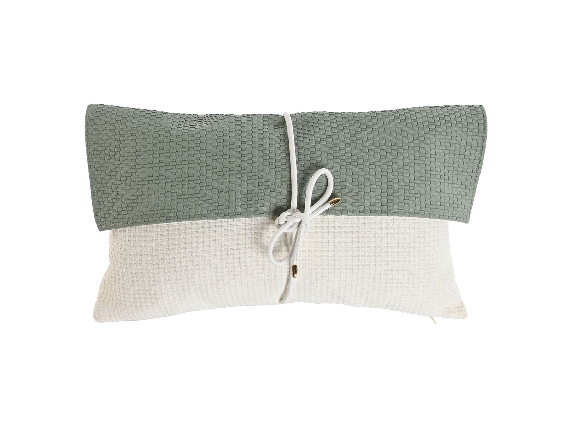 Almofada HOME ESPRIT Branco Verde 50 X 10 X 30 Cm