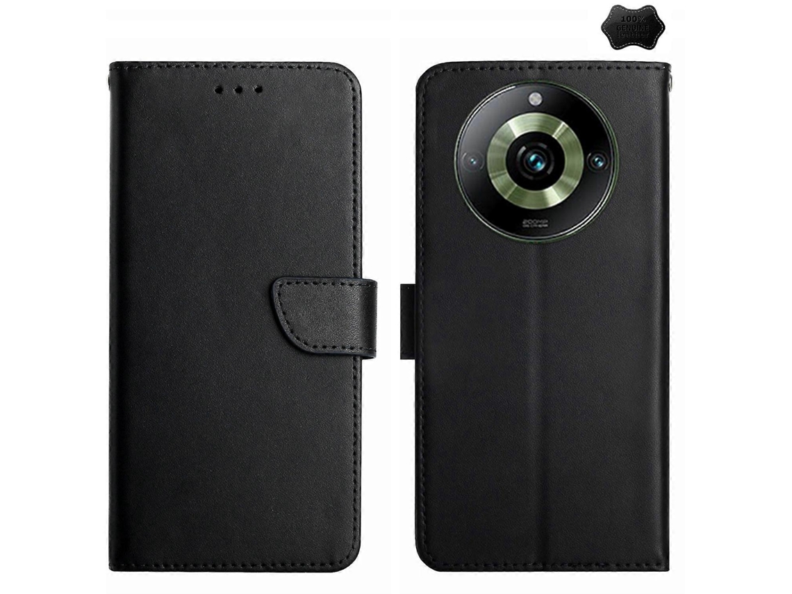 Capa De Couro Flip Anti-impressão Digital Para Realme 11 Pro