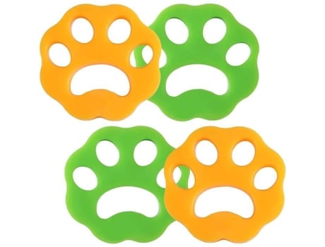 Coletor de pele de animais de estimação, 4 peças, removedor de pêlos de animais de estimação reutilizável, ferramenta de limpeza de máquina de lavar c