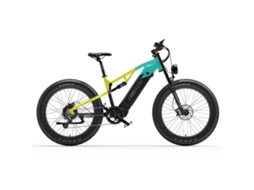 Bicicleta Elétrica De Montanha Lankeleisi Rv800 Plus 26 Com Suspensão Total, Motor Bafang De 750 W E Bateria De 48 V E 20 Ah