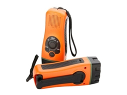 Rádio de Emergência Multifuncional com Gerador de Energia Manual e Manivela para Uso Externo AQUAFORGE
