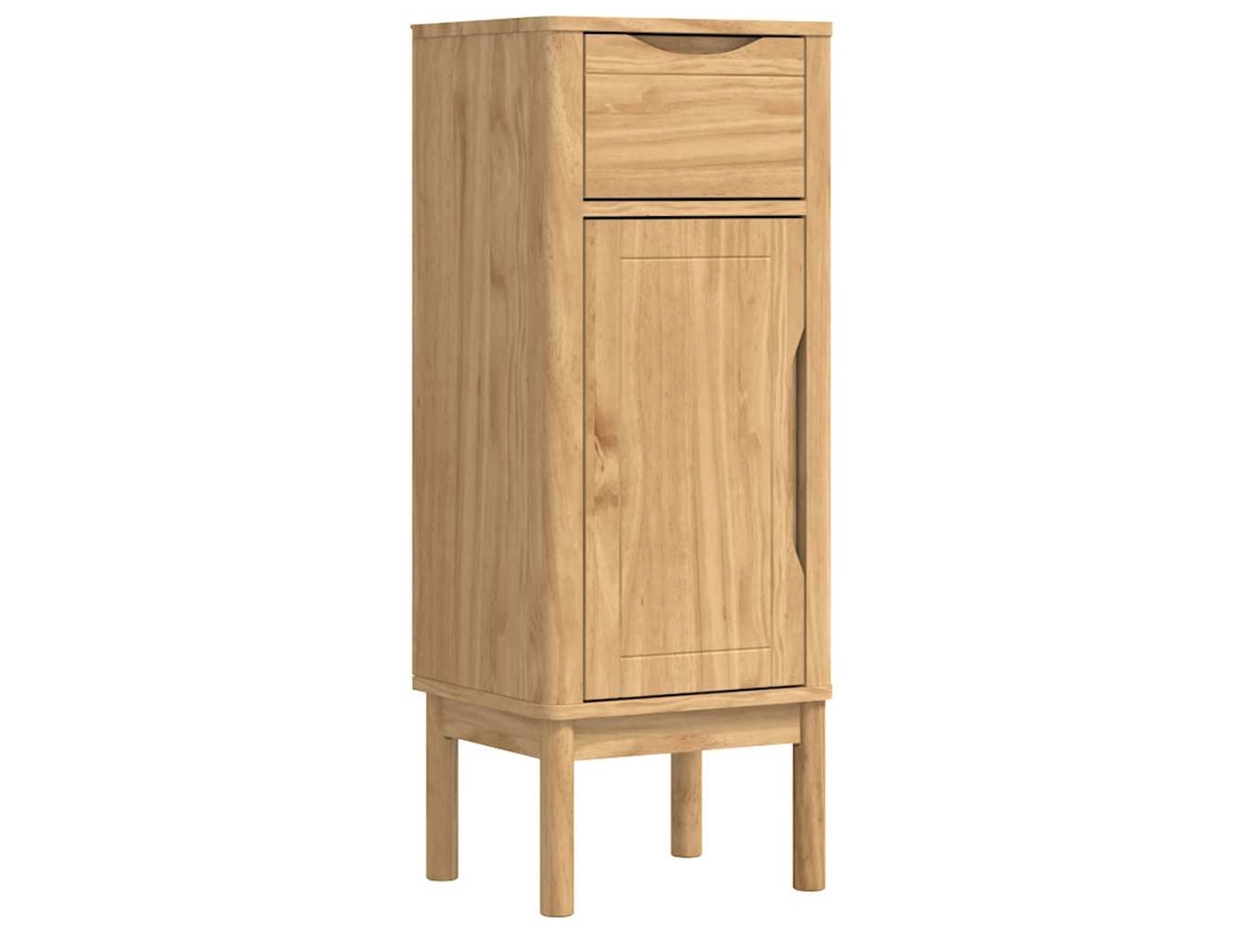 Armário de banheiro com gaveta em cera marrom MAISON EXCLUSIVE 35x30x90 cm