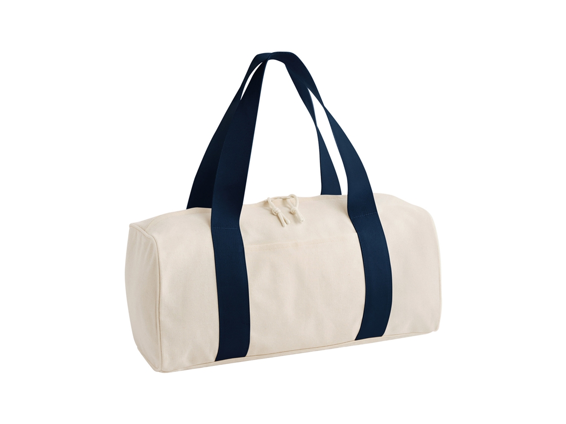 Mala de Lona AQUAFORGE, Tamanho Único, Natural e Azul Marinho