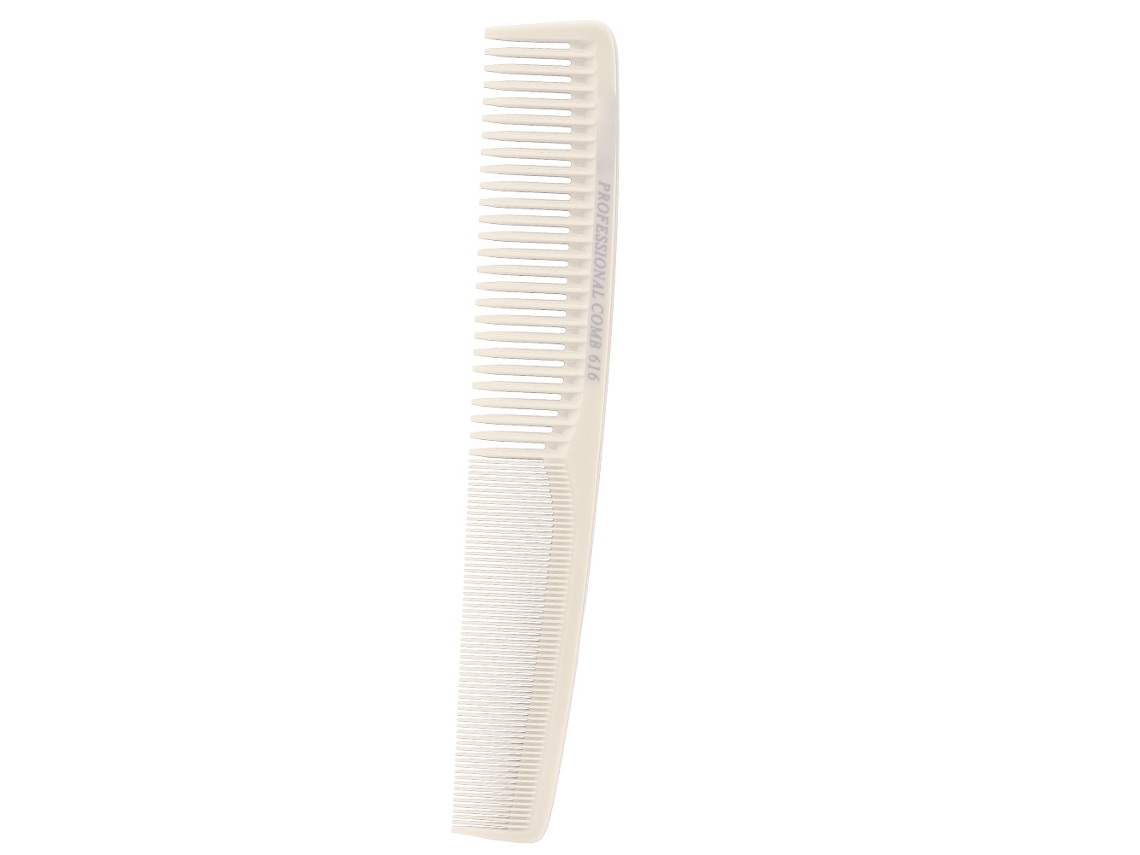 Pente De Cabelo Classic Oil Slick Para Cortar E Estilo, Pente De Barbear Com Dentes Densos Anti-estático (branco)