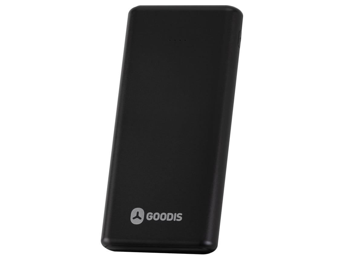 Powerbank GOODIS (Outlet Caixa Aberta - 10.000 mAh - Micro USB + USB-C - Preto)